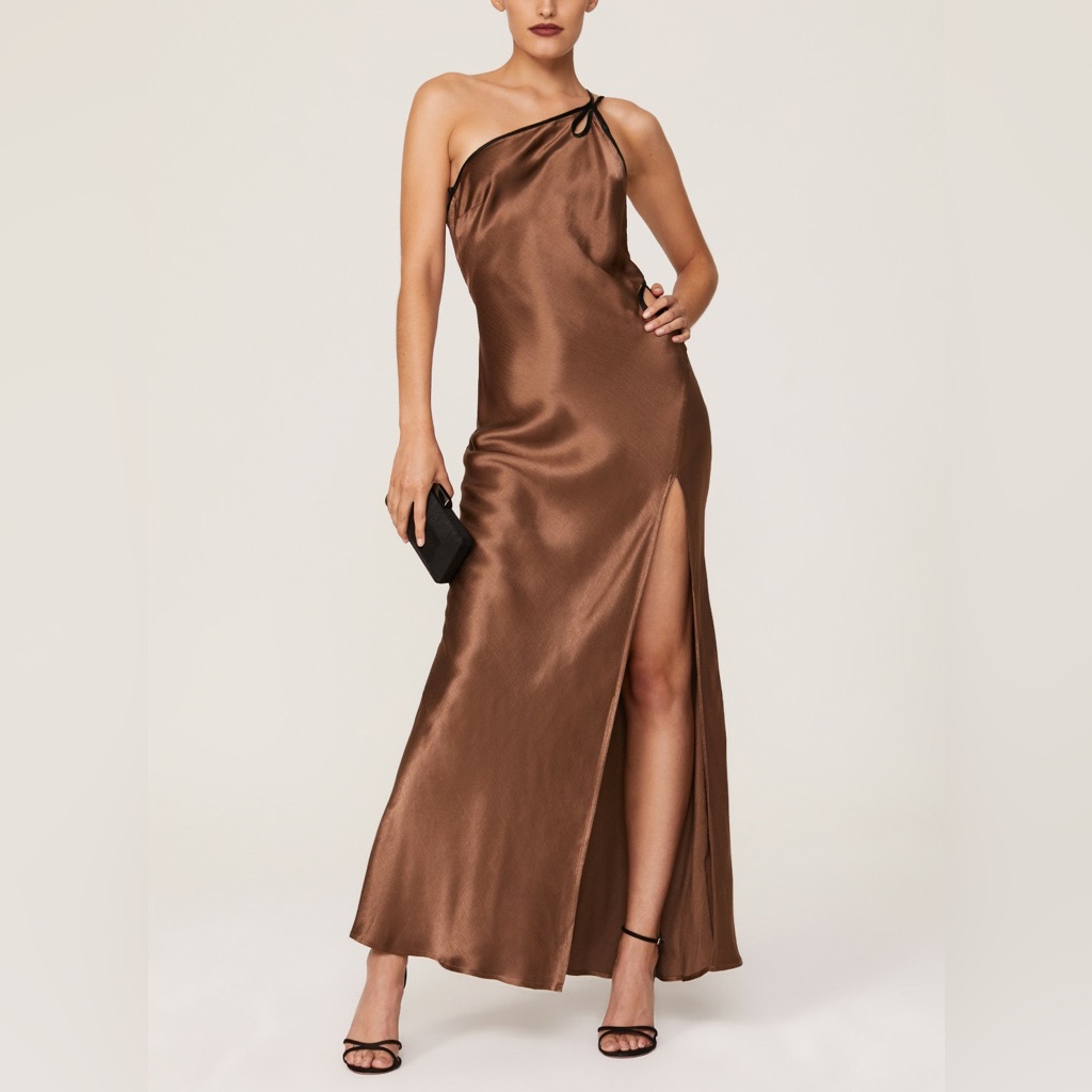 Bec + Bridge - Kehlani Maxi Dress In Chocolate Size 8